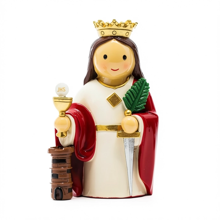 Figurka św. Barbara