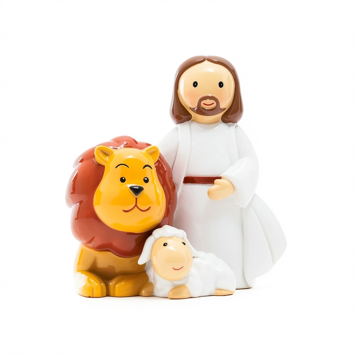 Figurka Jezus Lew i Baranek